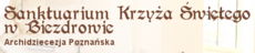 Baner Logo Sanktuarium Krzyża Świętego w Biezdrowie